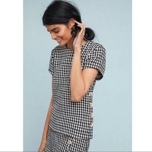 Anthropologie Townsend Structured Houndstooth